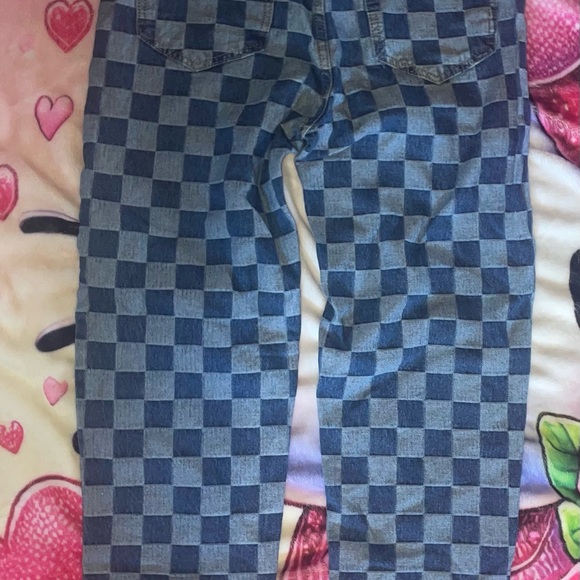 Checkered jeans size medium - Picture 2 of 2